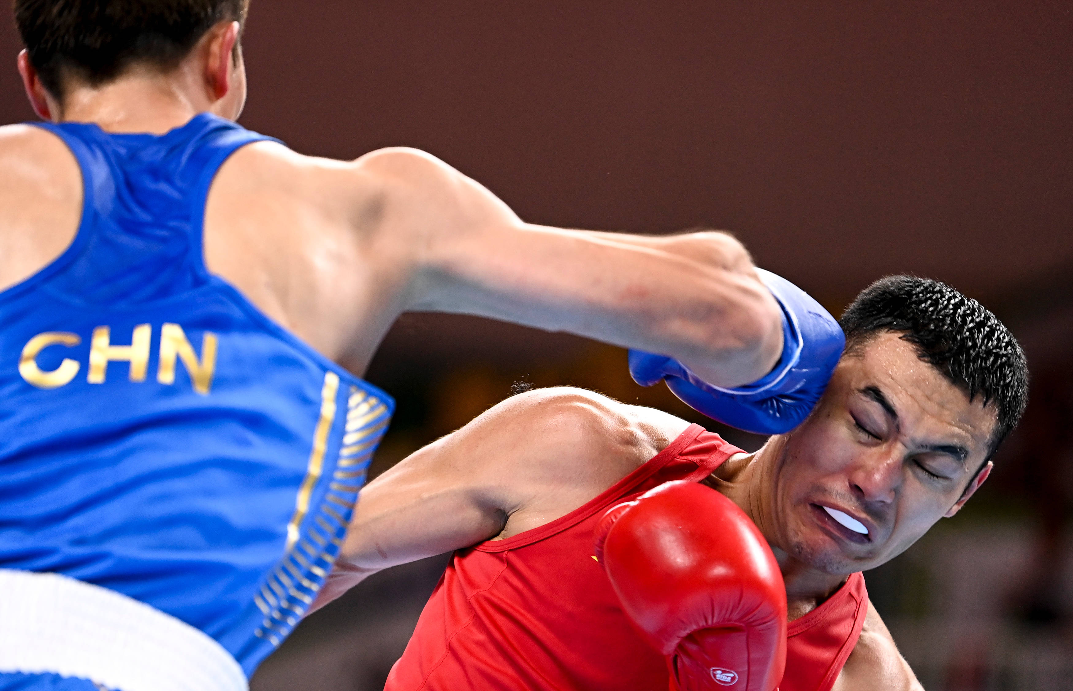 哈萨克斯坦男子拳击亮相赛场 哈萨克斯坦男子拳击亮相赛场